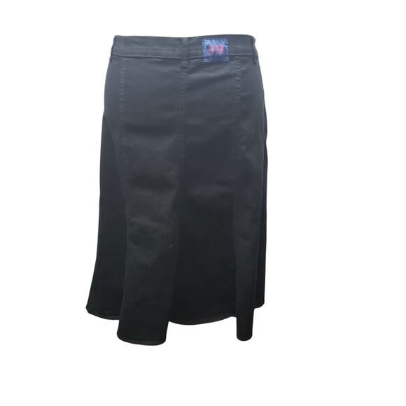 Vintage 90s Ice Cool Denim Maxi Skirt Plus Sz 20/EU 38 Made in UK Grunge Retro - Picture 3 of 11